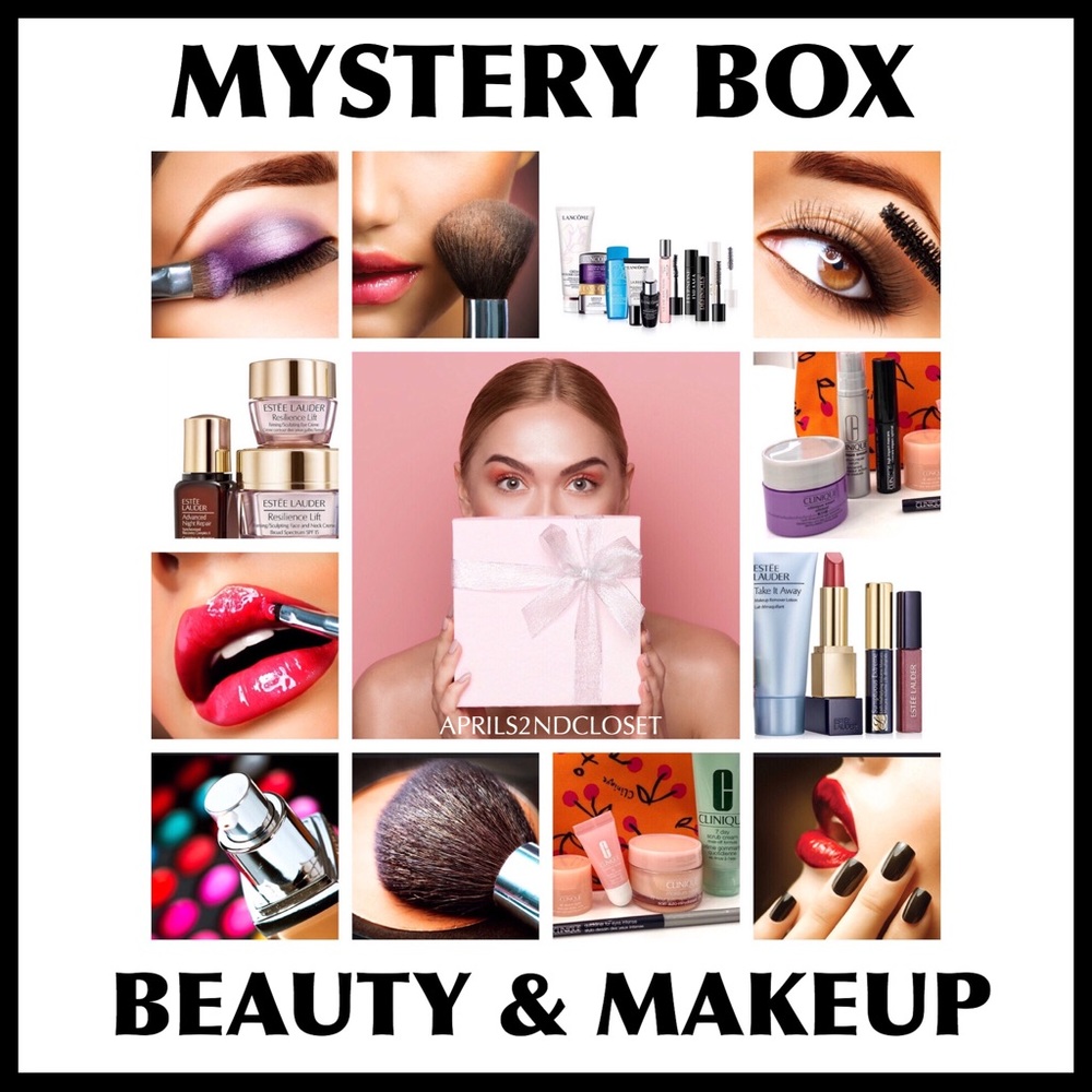 MYSTERY BOX LUXE MAKEUP BEAUTY SKINCARE CLINIQUE LACOME ESTEE LAUDER & MORE A3C